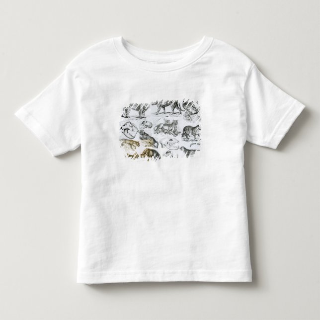 Camiseta De Bebé Animales carnívoros (Anverso)
