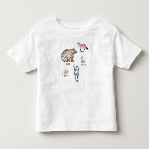 Camiseta De Bebé Animales de Cherokee