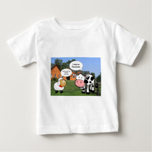 Camiseta De Bebé Animales de granja lindo personalizado divertido c