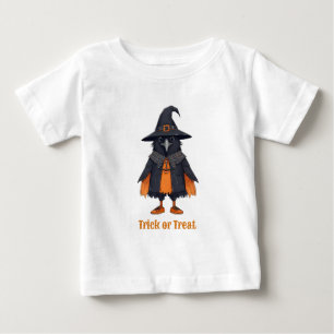 Camiseta De Bebé Animales de Halloween con disfraz   Niño pequeño