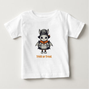 Camiseta De Bebé Animales de Halloween con disfraz Niño pequeño