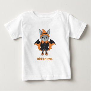 Camiseta De Bebé Animales de Halloween con disfraz Niño pequeño