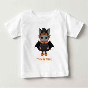 Camiseta De Bebé Animales de Halloween con disfraz Niño pequeño