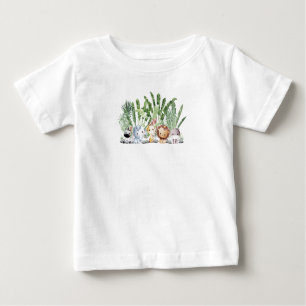 Camiseta De Bebé Animales de la jungla