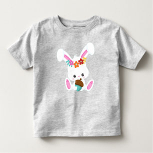 Camiseta De Bebé Animales de primavera, conejito lindo, conejito pe