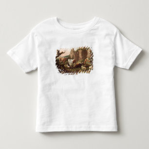 Camiseta De Bebé Animales del campo en un paisaje, 1685