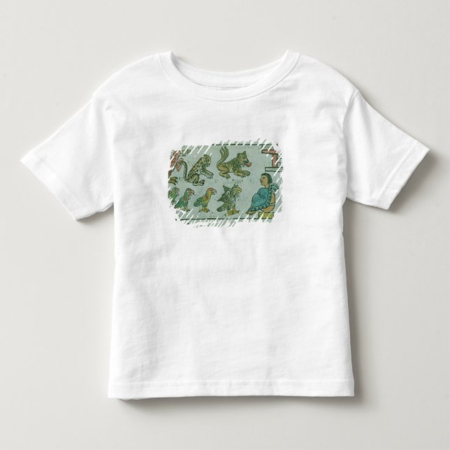 Camiseta De Bebé Animales del emperador azteca (Anverso)