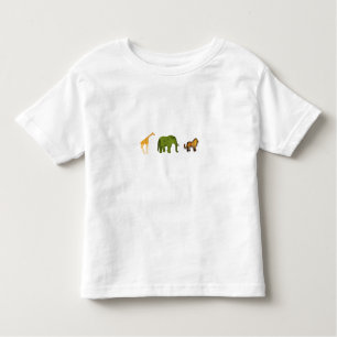 Camiseta De Bebé Animales del parque zoológico