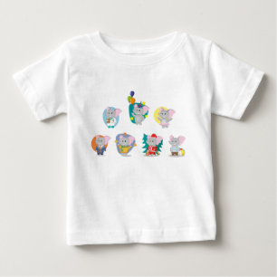 Camiseta De Bebé animales, elefantes, imágenes de niños elefantes