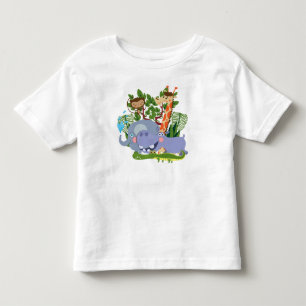 Camiseta De Bebé Animales lindos del safari