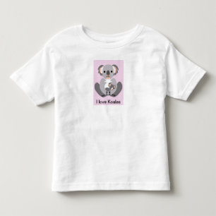 Camiseta De Bebé Animales salvajes - Me encanta KOALAS - Vida silve