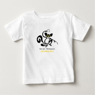 Camiseta De Bebé Animales silvestres - AYE-AYE - Primate - Madagasc