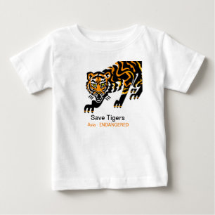 Camiseta De Bebé Animales silvestres - Salven TIGERS - Animales en 