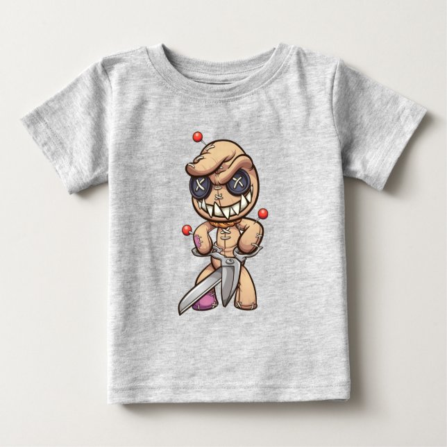Camiseta De Bebé Animated Voodoo Doll (Anverso)