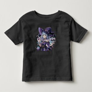 Camiseta De Bebé Anime/Bruja/halloween