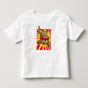 Camiseta De Bebé Anime de gatito leopardo ultra lindo