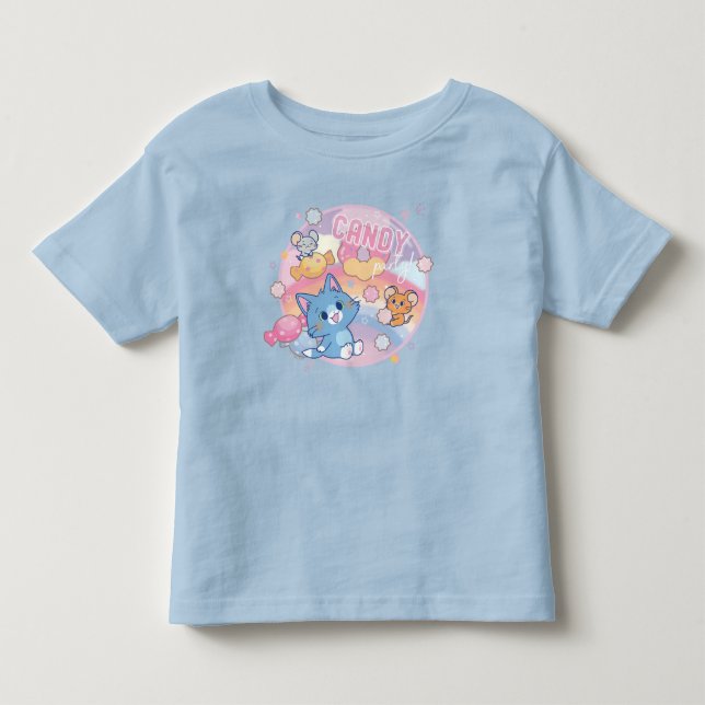 Camiseta De Bebé Anime Tom y Jerry Candy Fiesta (Anverso)