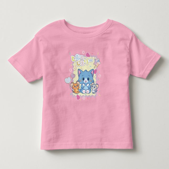 Camiseta De Bebé Anime Tom y Jerry Strawberry Fun (Anverso)