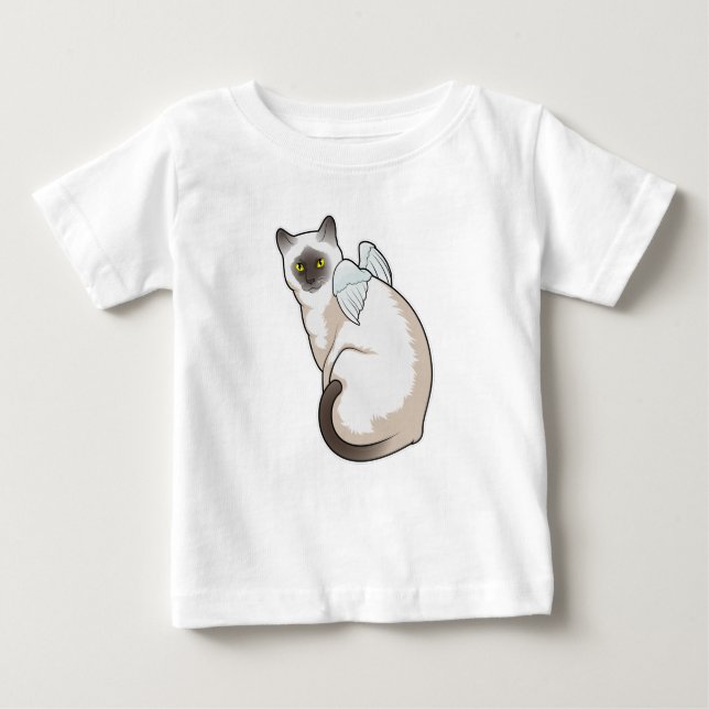 Camiseta De Bebé Ánimo de gato (Anverso)