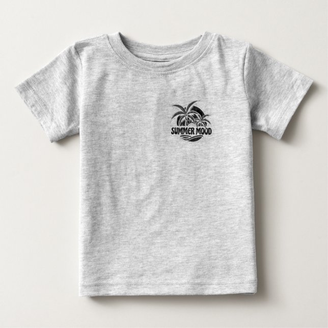 Camiseta De Bebé Ánimo de verano (Anverso)