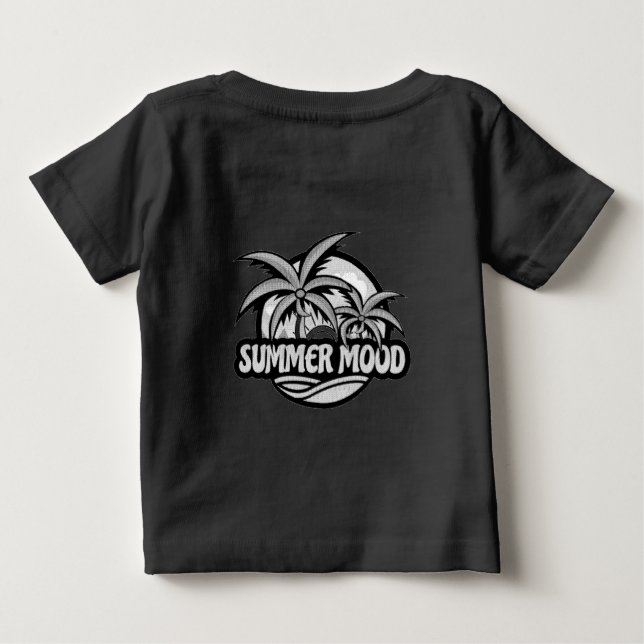 Camiseta De Bebé Ánimo de verano (Reverso)