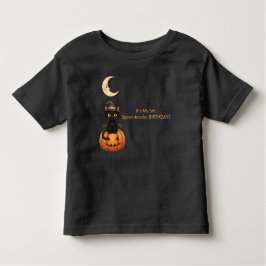 Camiseta De Bebé Aniversario de la muerte de un gato y calabaza