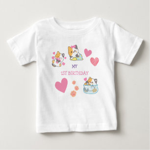 Camiseta De Bebé Aniversario de una niña pequeña