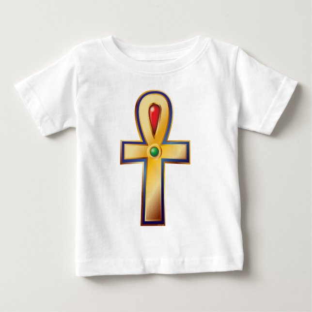 Camiseta De Bebé Ankh- el símbolo egipcio antiguo de la vida (Anverso)