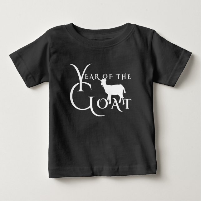 Camiseta De Bebé Año de la cabra (Anverso)