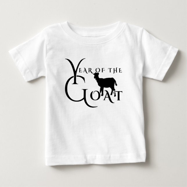 Camiseta De Bebé Año de la cabra (Anverso)