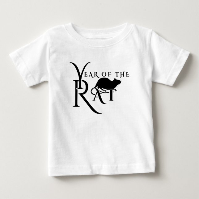 Camiseta De Bebé Año de la rata (Anverso)