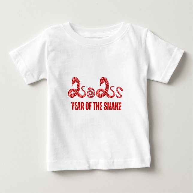 Camiseta De Bebé Año de la Serpiente 2025 (Anverso)