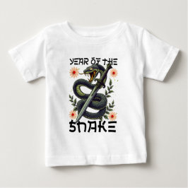 Camiseta De Bebé Año de la Serpiente Año Nuevo Chino Zodiacal