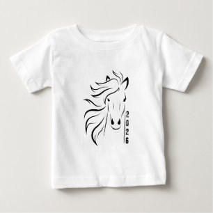 Camiseta De Bebé Año del caballo 2026