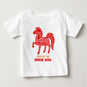Camiseta De Bebé Año del caballo 2026