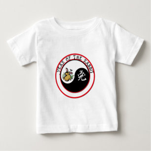 Camiseta De Bebé Año del Conejo - yinyang
