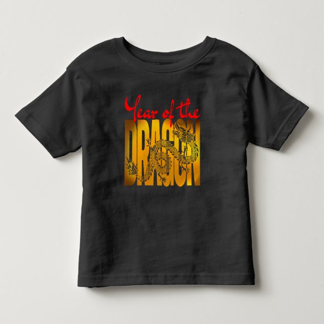 Camiseta De Bebé Año del dragón (Anverso)