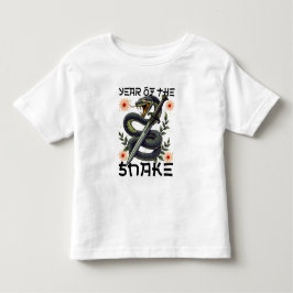 Camiseta De Bebé Año del Zodiaco del Serpiente Año Nuevo Chino