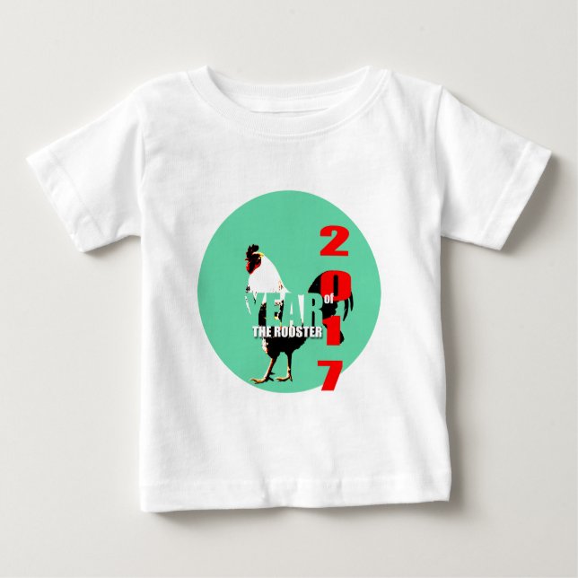 Camiseta De Bebé Año galardonado 2017 en Green Circle tee 1 (Anverso)