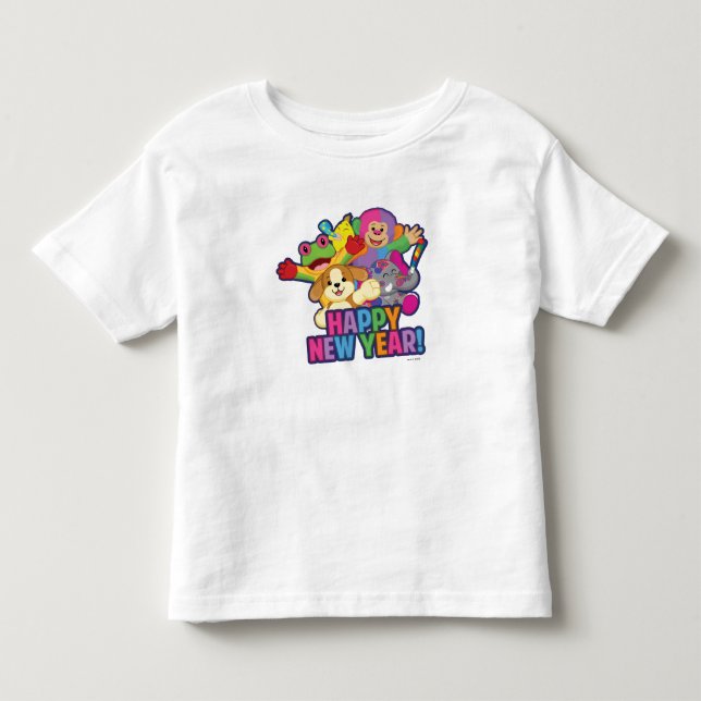 Camiseta De Bebé Años Nuevos de globos 2 (Anverso)