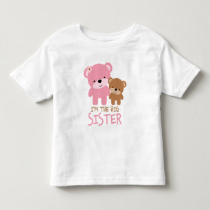 Camiseta De Bebé Años "Soy la hermana mayor"