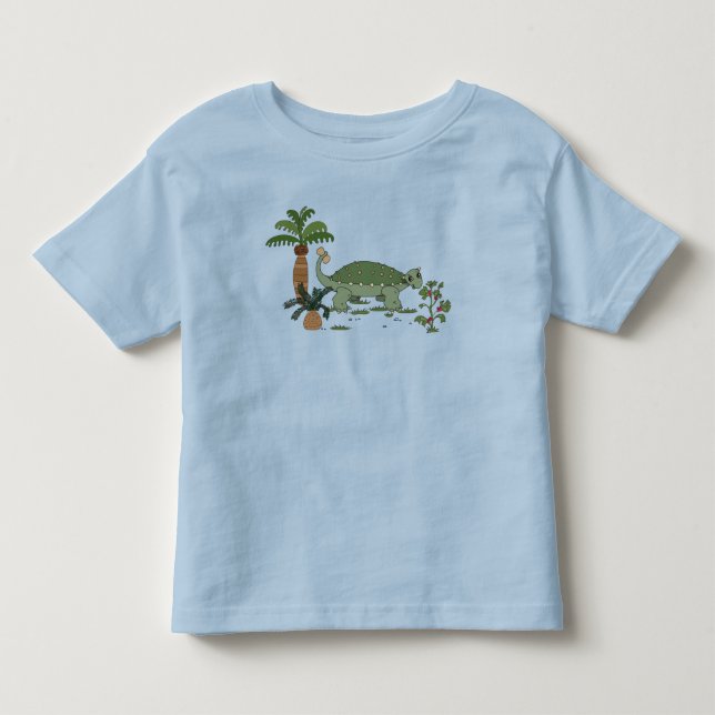 Camiseta De Bebé Anquilosauro Dinosaurio (Anverso)