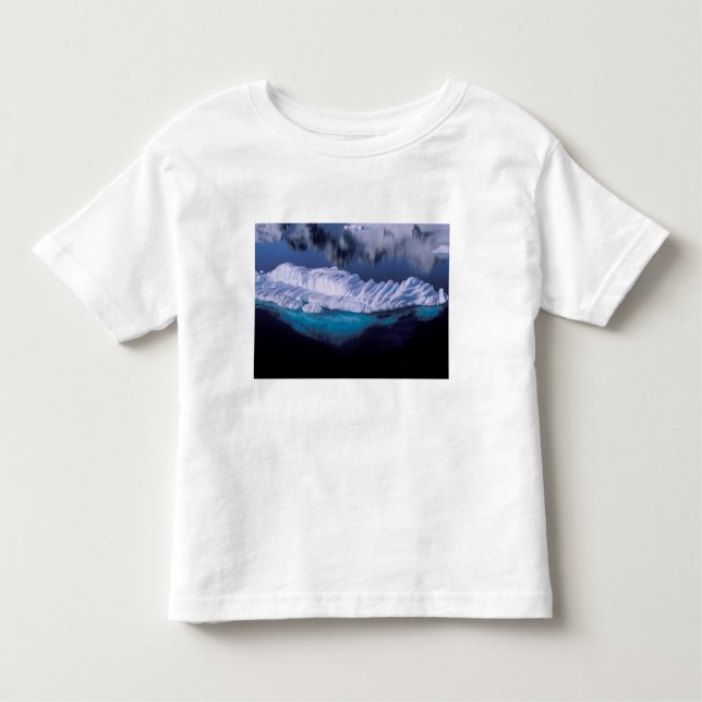 Camiseta De Bebé Antártida, Paradise Bay. Iceberg con cristal (Anverso)