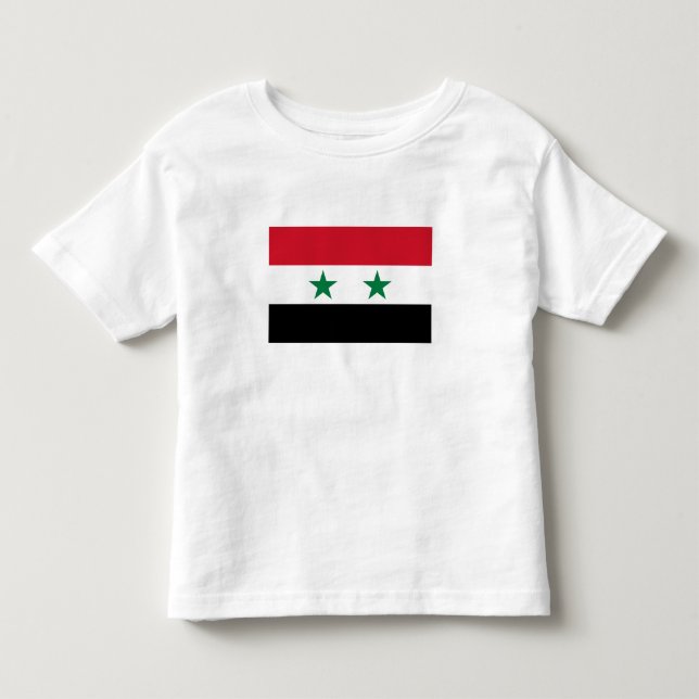 Camiseta De Bebé Antigua bandera de Siria (Anverso)