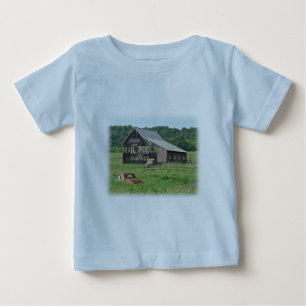 Camiseta De Bebé Antiguo Barn Mail Valija Publicidad de tabaco