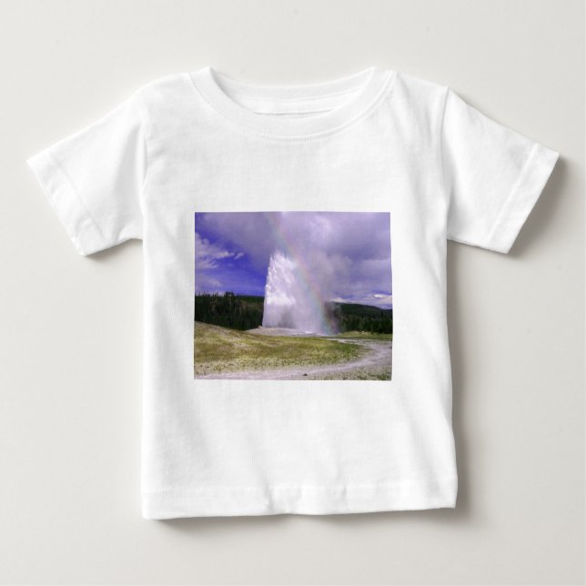 Camiseta De Bebé Antiguo creyente en el Parque Nacional Yellowstone (Anverso)