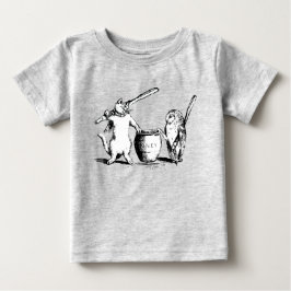 Camiseta De Bebé Antique La Lechuza y el Pussycat