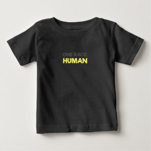 Camiseta De Bebé Antirracismo Una Raza Humana 
