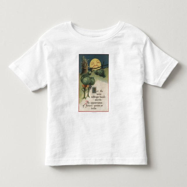Camiseta De Bebé Antropomorfismo de Halloween GreetingCabbage (Anverso)