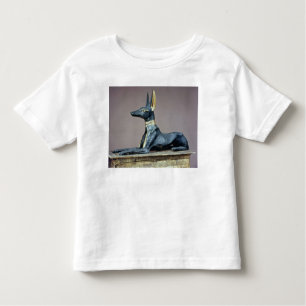 Camiseta De Bebé Anubis, dios egipcio de los muertos de un pecho